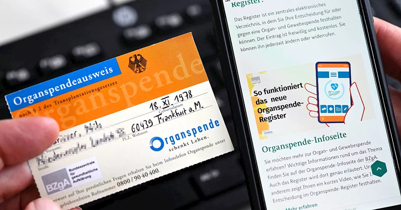 Ausweis, Register und Tattoo: Was Sie zur Organspende wissen müssen