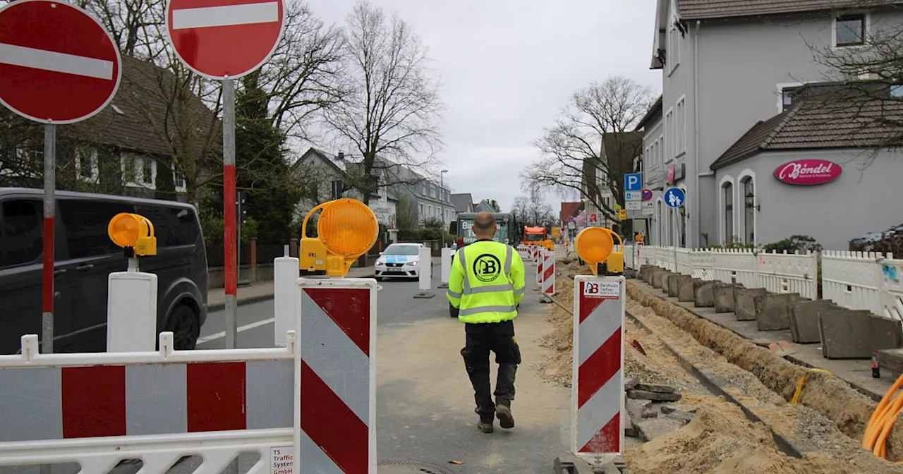 Baustelle an Bielefelder Einkaufsstraße: Massive Einschränkung für Kunden und Geschäftsleute