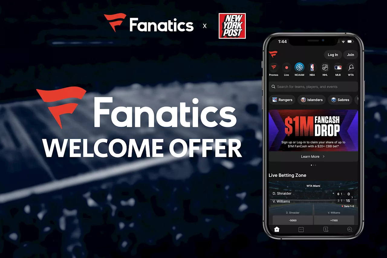 Fanatics Sportsbook promo code offer: Up to $1K w/ daily wagers on any market