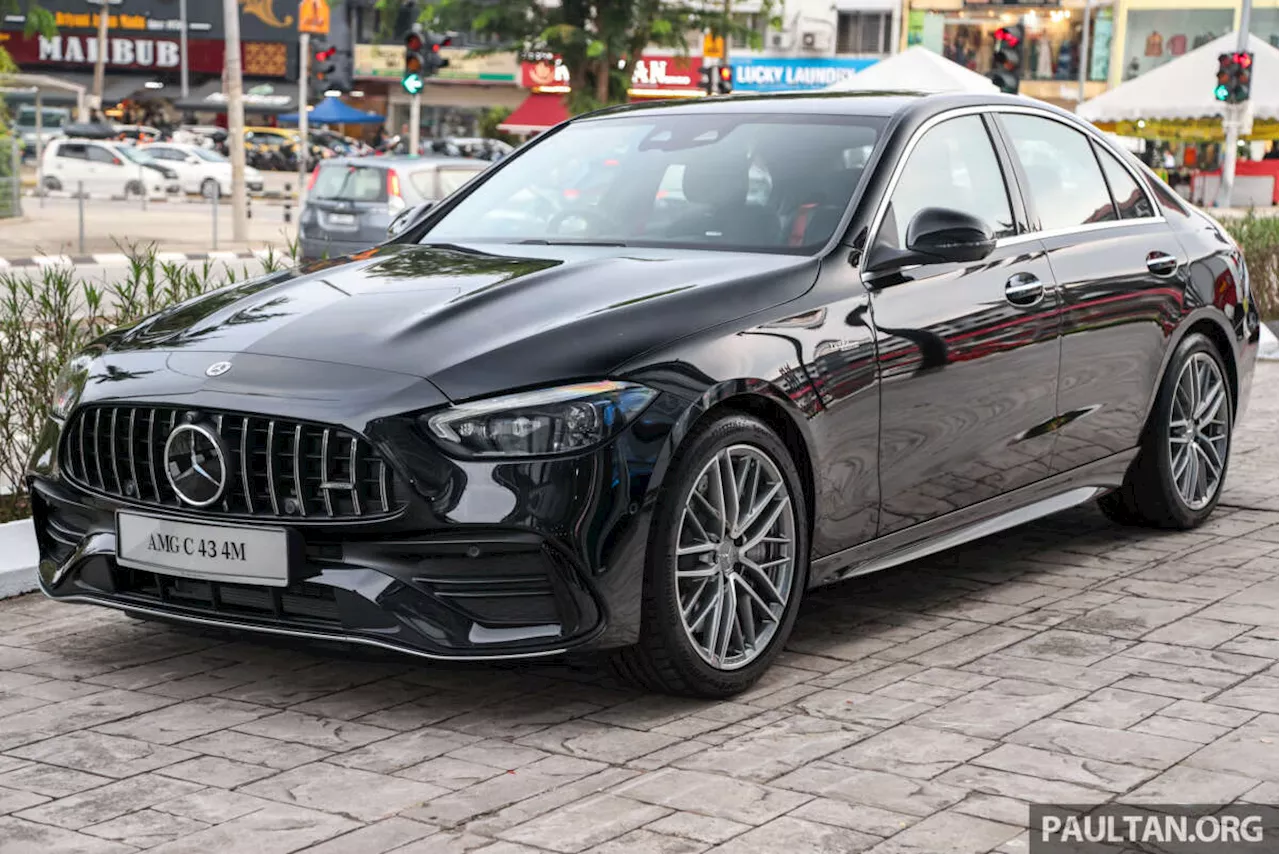 W206 Mercedes-AMG C43 previewed in Malaysia – 2.0L 4-cyl replaces V6; 408 PS, 4.6s; CKD around RM400k