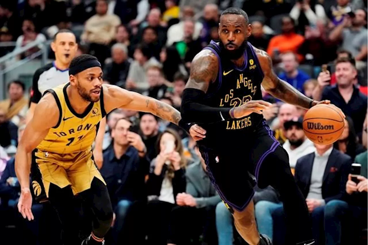 Los Angeles Lakers Defeat Toronto Raptors 128-111