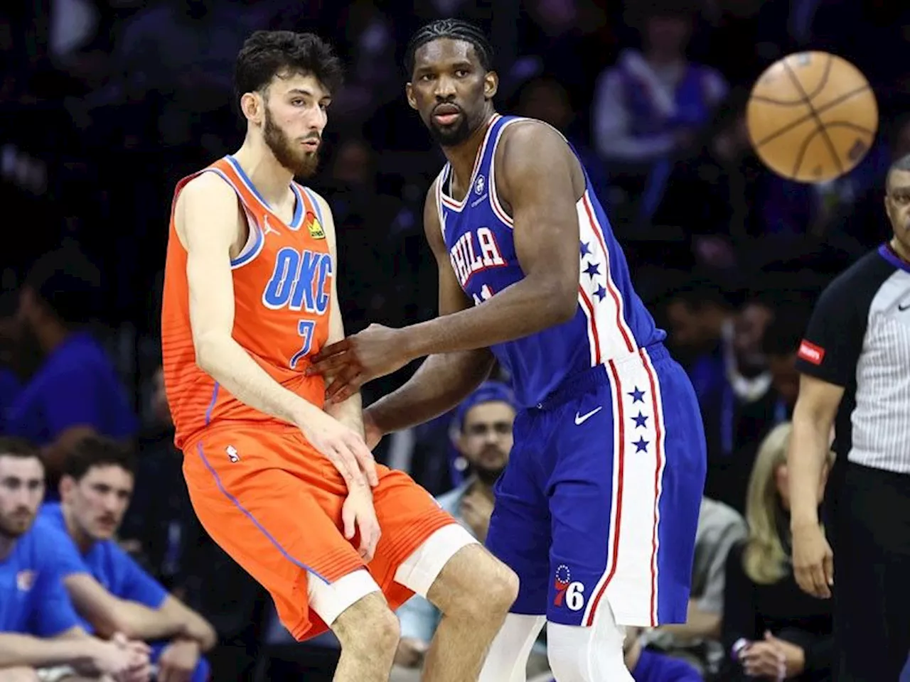 Joel Embiid leads 76ers to upset victory over Thunder in his return from injury