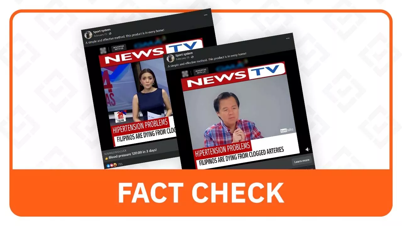 FACT CHECK: Manipulated video cites Willie Ong ‘endorsement’ for hypertension ‘cure’