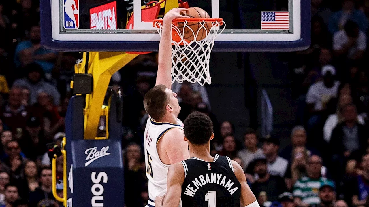 Nikola Jokic Had Comical Reaction to Victor Wembanyama's Nine-Block Performance