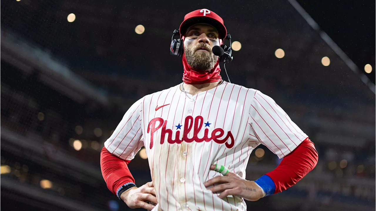 Phillies' Bryce Harper Jokes About His One Mistake From Historic Three-Homer Night