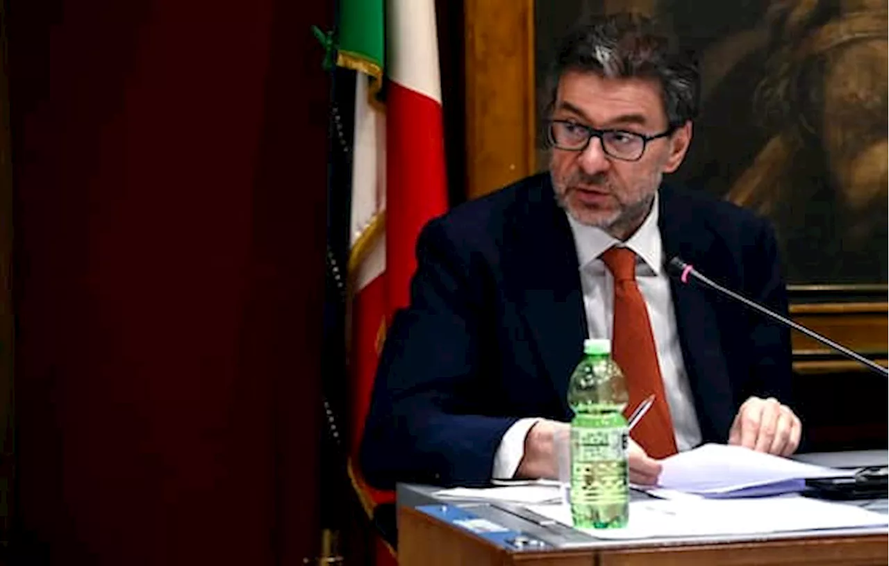 Giorgetti: 'Def entro 10 aprile. Ue raccomanderà procedura deficit eccessivo per l’Italia'