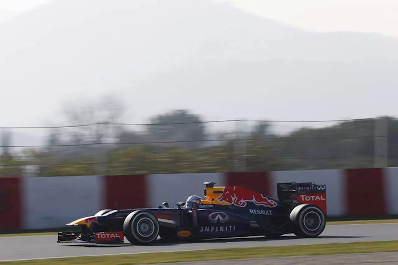 Barcelona-Test: Vettel wieder Spitze