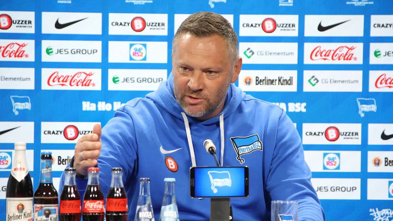 Nach Reporterfrage: Hertha-Trainer Pál Dárdai bricht Pressekonferenz ab