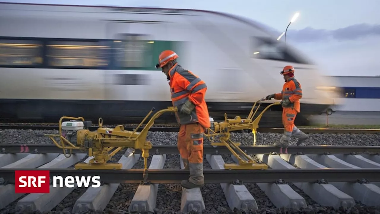 Ausbau Bahnhof Lenzburg: Strecke Zürich–Olten beeinträchtigt