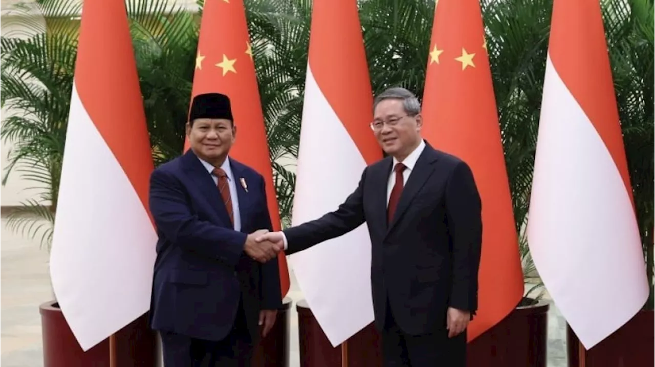 Menteri Pertahanan RI Prabowo Subianto Bertemu dengan Perdana Menteri China Li Qiang