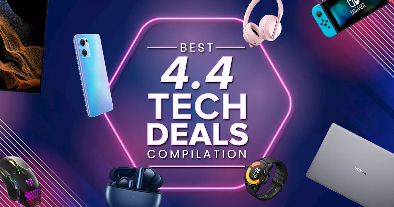 Best 4.4 Tech Deals by Shopee, Lazada & More