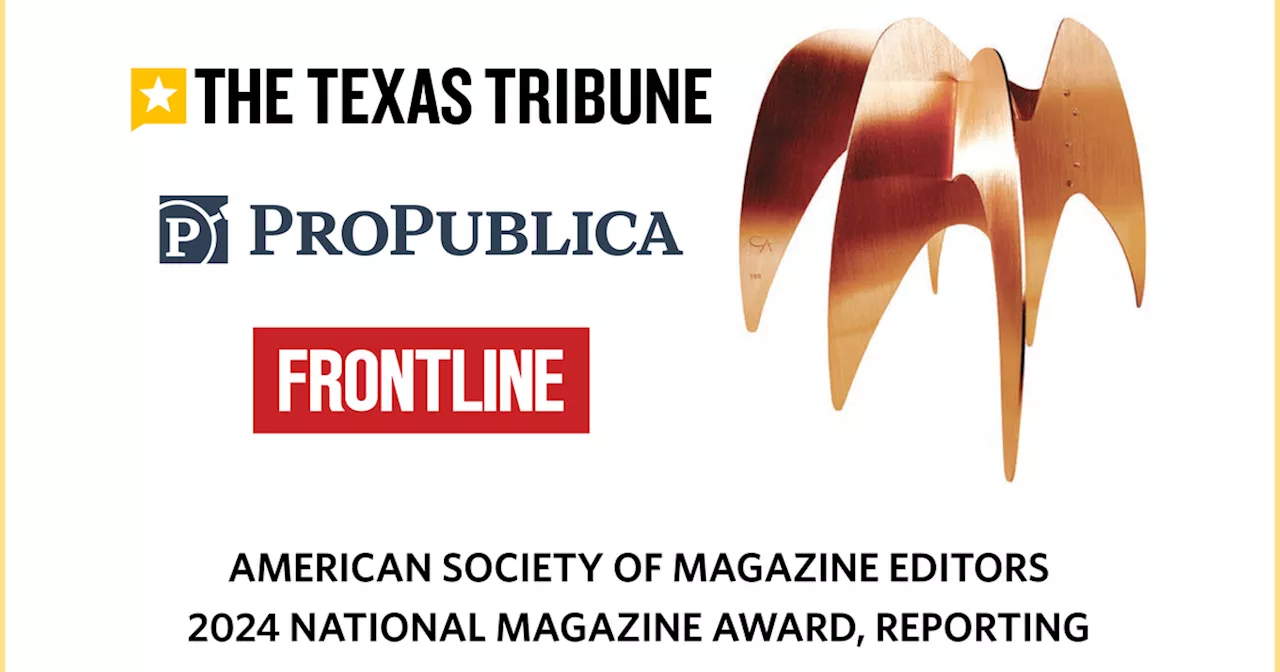 T-Squared: The Texas Tribune has won its first National Magazine Award