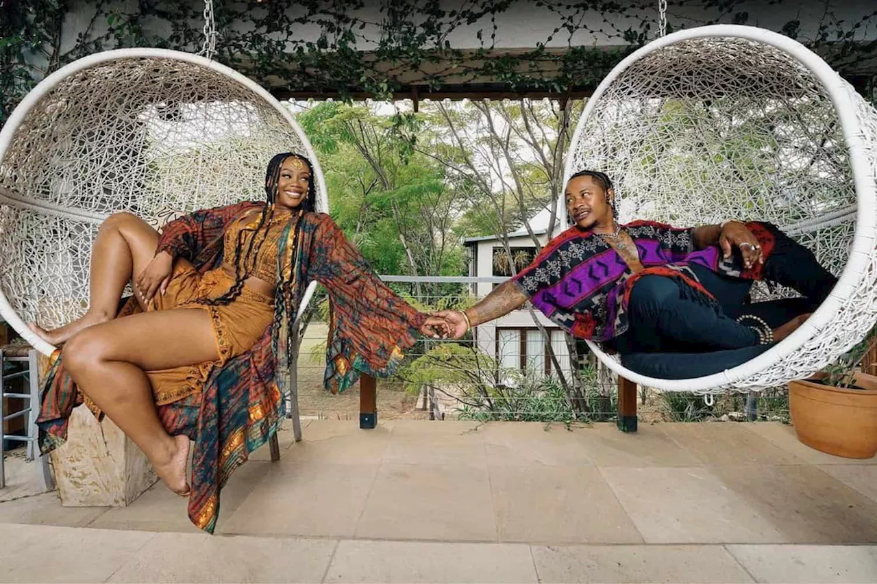 PICS: ‘Afrika and I love you’ – Bontle Modiselle pens a heartwarming message to her husband