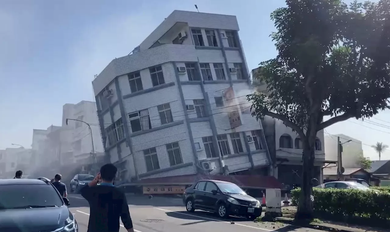 Over-7 Magnitude Earthquake Rocks Taiwan, Felling Buildings and Causing a Tsunami