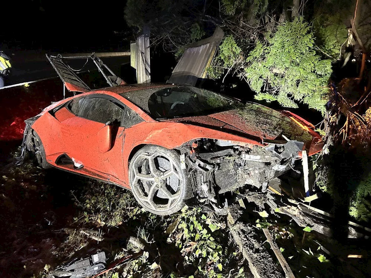 13-year-old on joy ride writes off Lamborghini Huracan