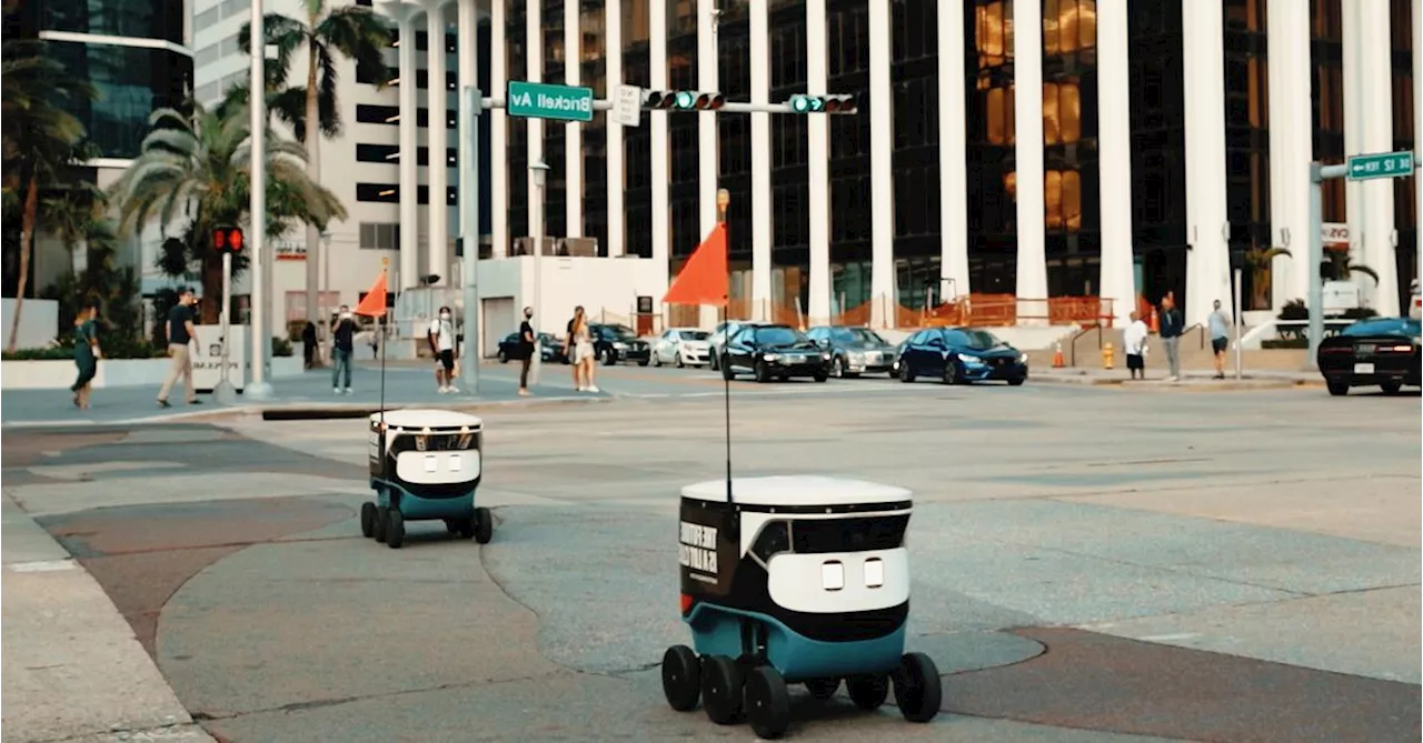 Uber Eats will use sidewalk robots to make food deliveries in Miami