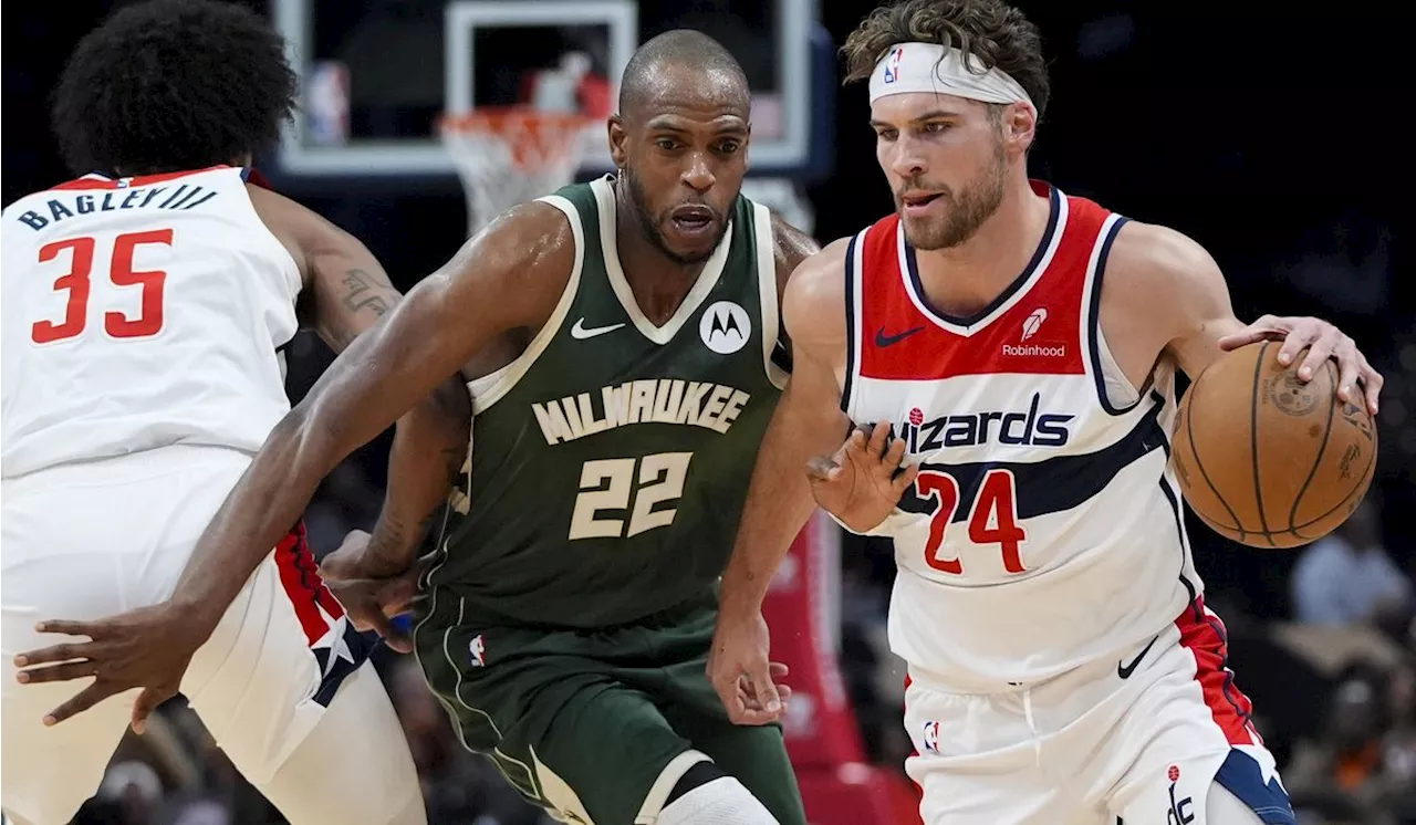 Wizards overcome Giannis Antetokounmpo's triple-double in 117-113 victory over Bucks