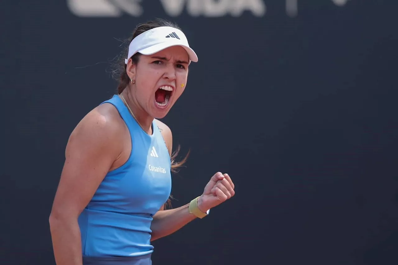 María Camila Osorio pasó a octavos del torneo WTA 250 de Bogotá