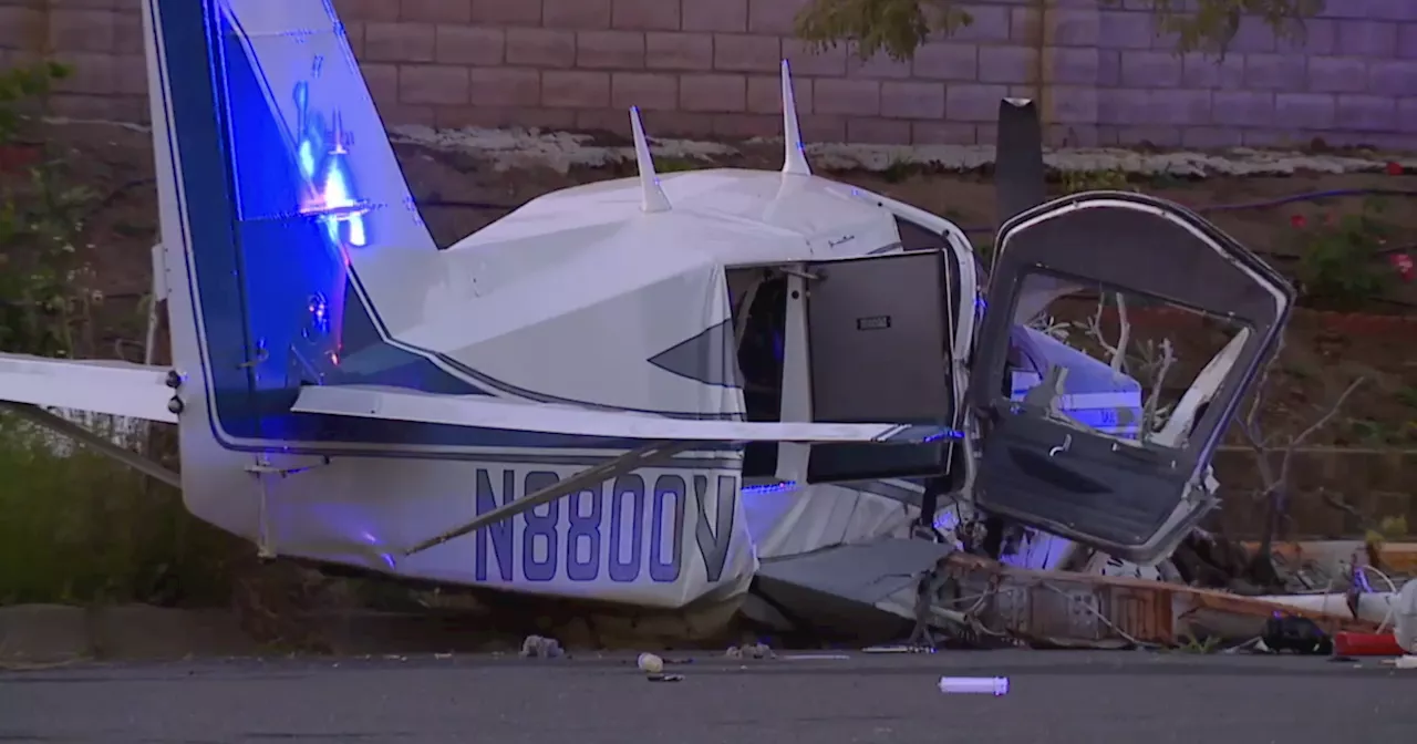 El Cajon neighbors rescue pilot after small plane crash on neighborhood street