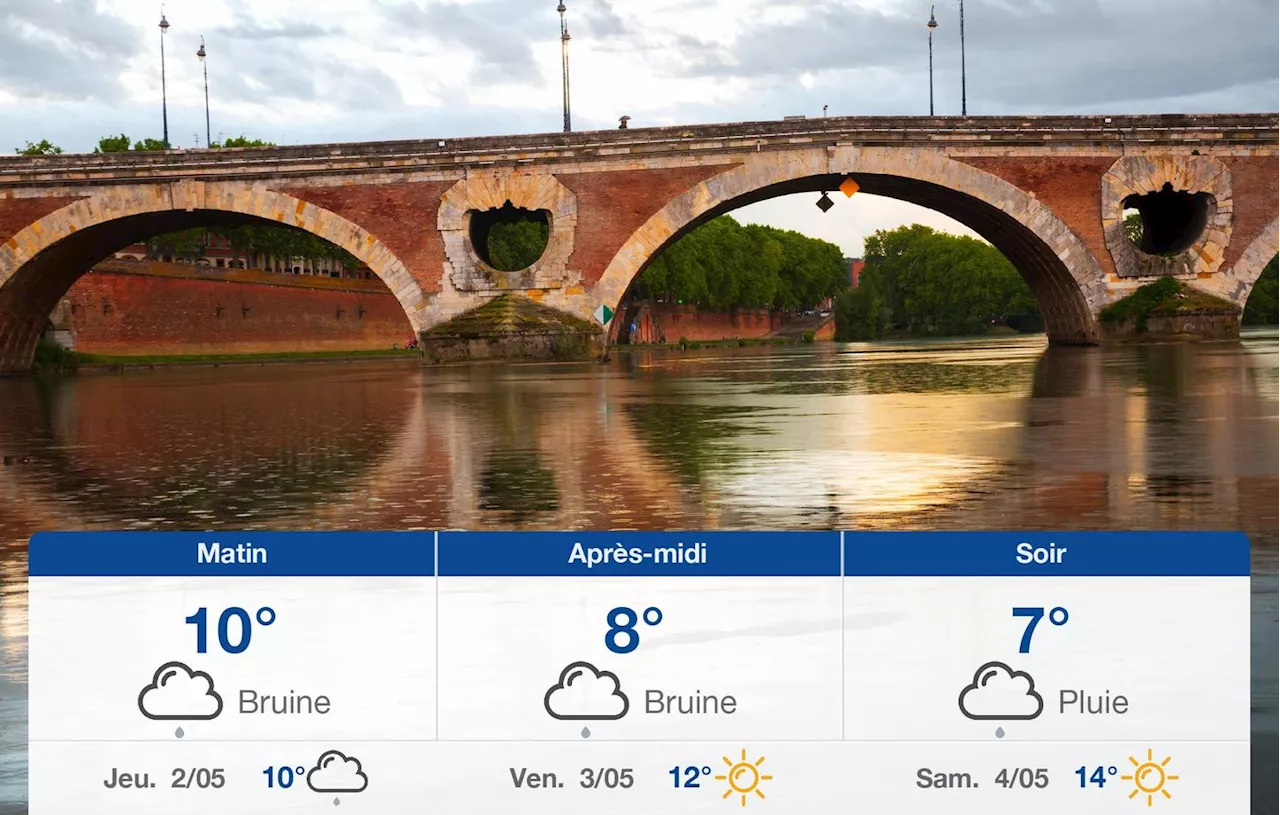 Météo Toulouse: prévisions du mercredi 1 mai 2024