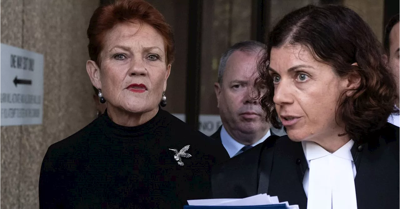 Pauline Hanson grilled in bitter hate speech trial