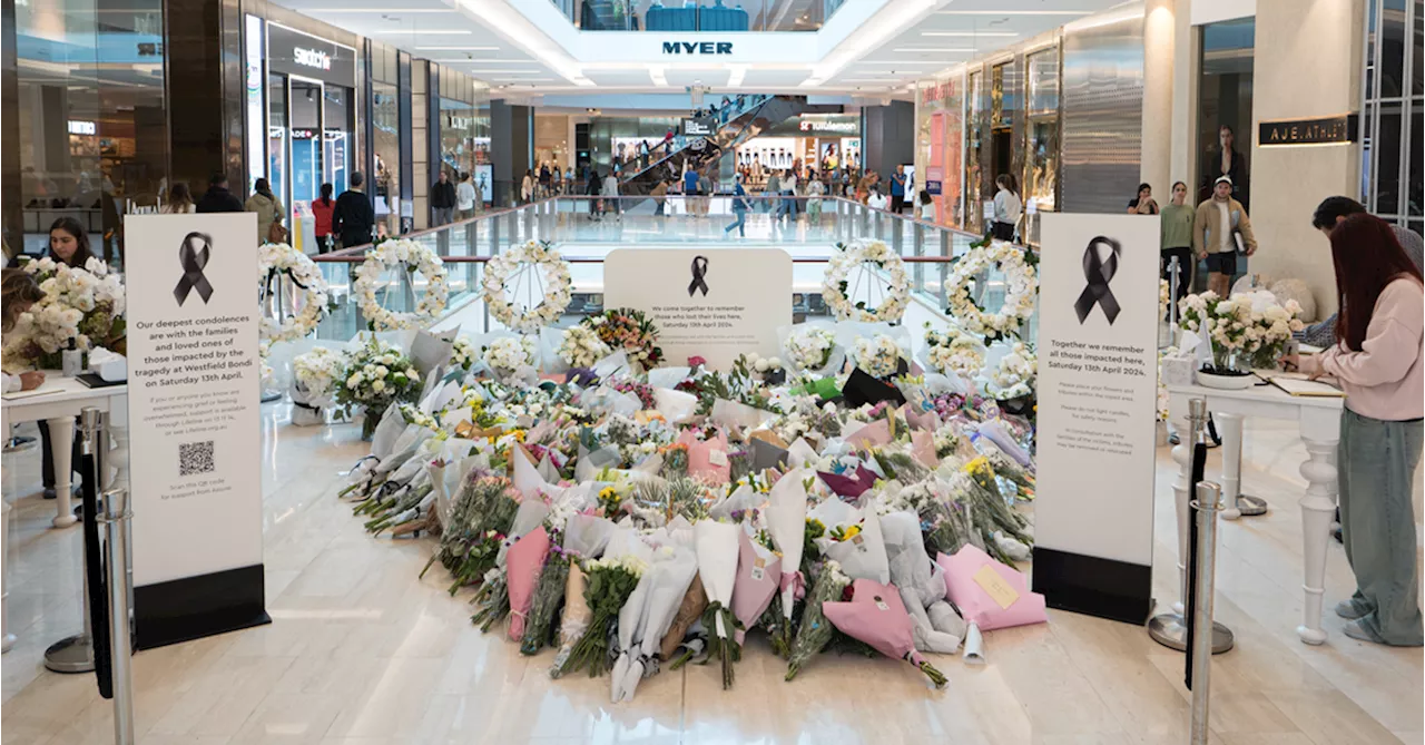 Westfield to remove flowers, tributes for Bondi massacre victims