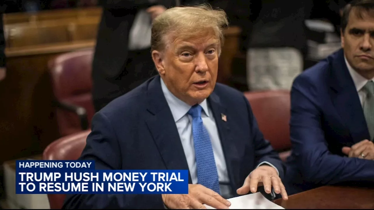 Prosecutors zero in on details as Trump's hush money trial resumes in New York