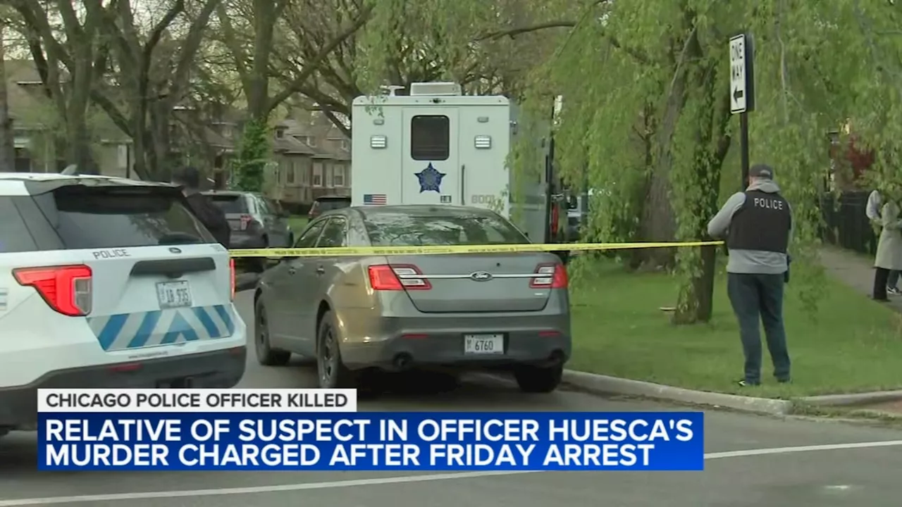 Relative of suspect in murder of CPD Officer Huesca in court on gun charge