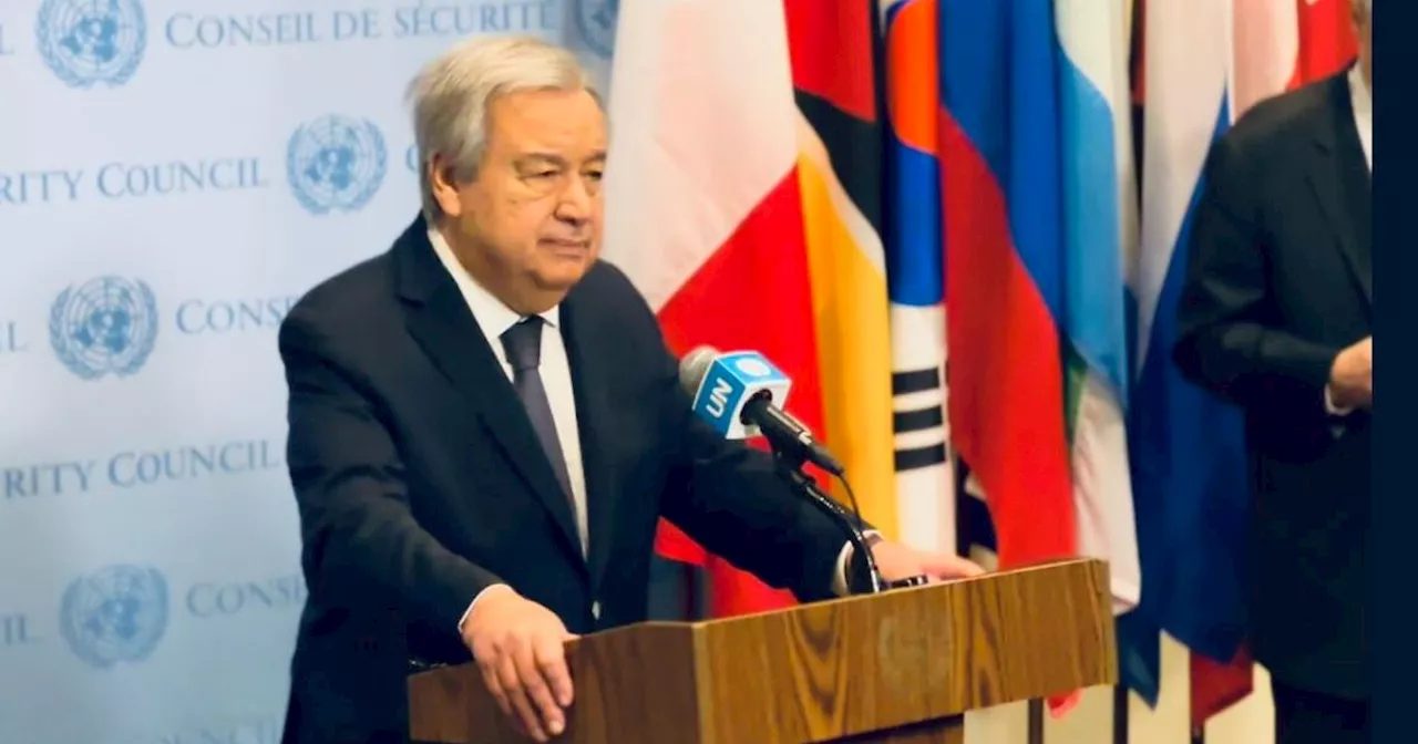 L'appello di Guterres, 'Israele e Hamas trovino un accordo ora'