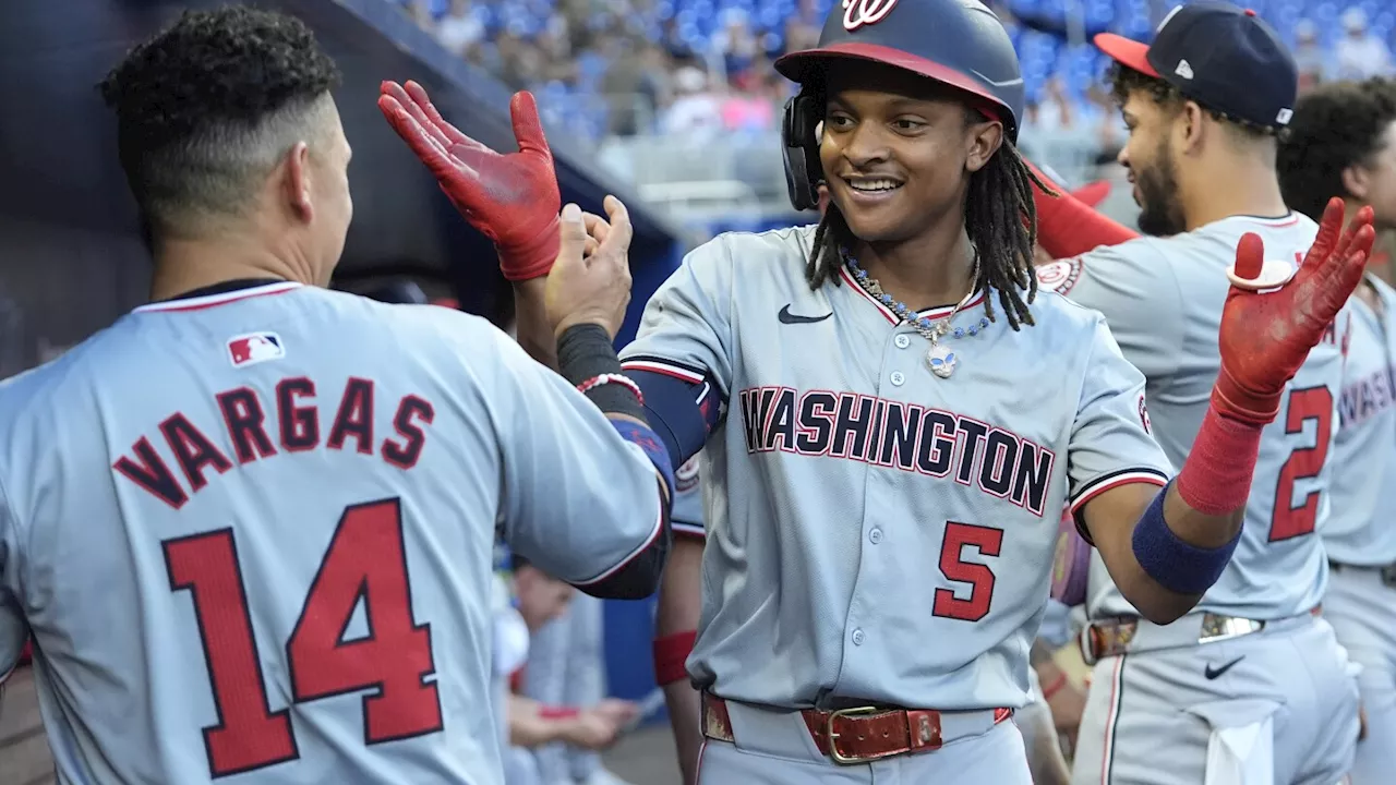 CJ Abrams homers as Nationals complete 4-game sweep of NL-worst Marlins with 7-2 win