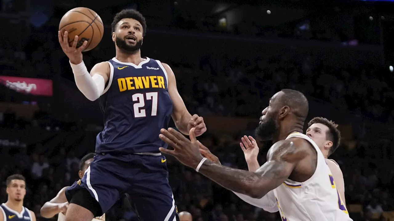 Nuggets point guard Jamal Murray starts Game 5 against Lakers despite strained left calf