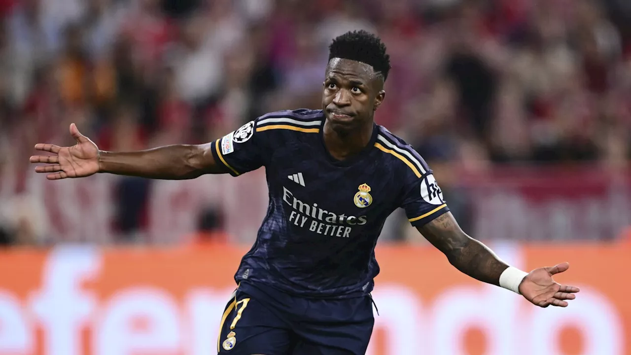 Vinícius Júnior leads Real Madrid to 2-2 draw at Bayern Munich in Champions League semifinal