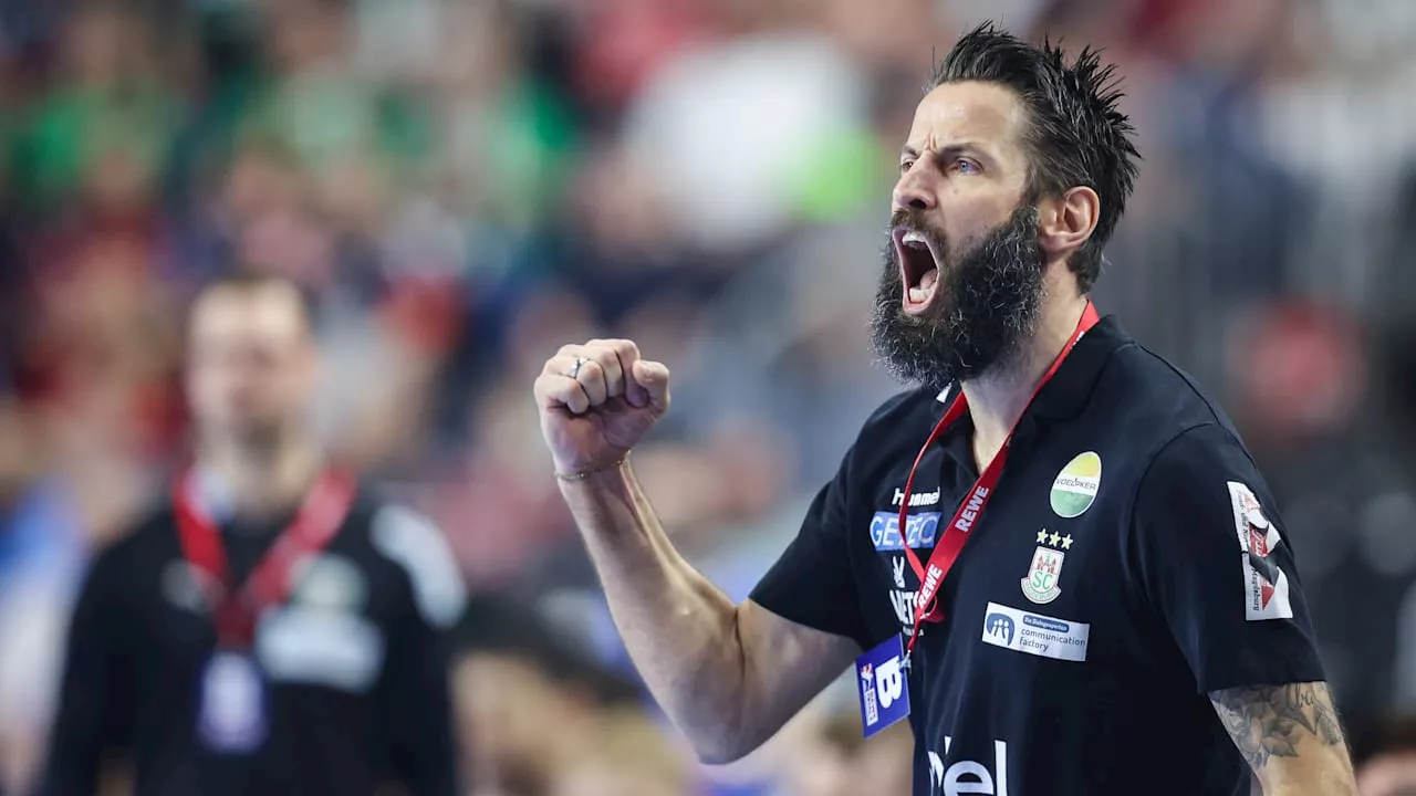 Handball: SC Magdeburg vs. Kielce: Bennet Wiegert gegen Andreas Wolff