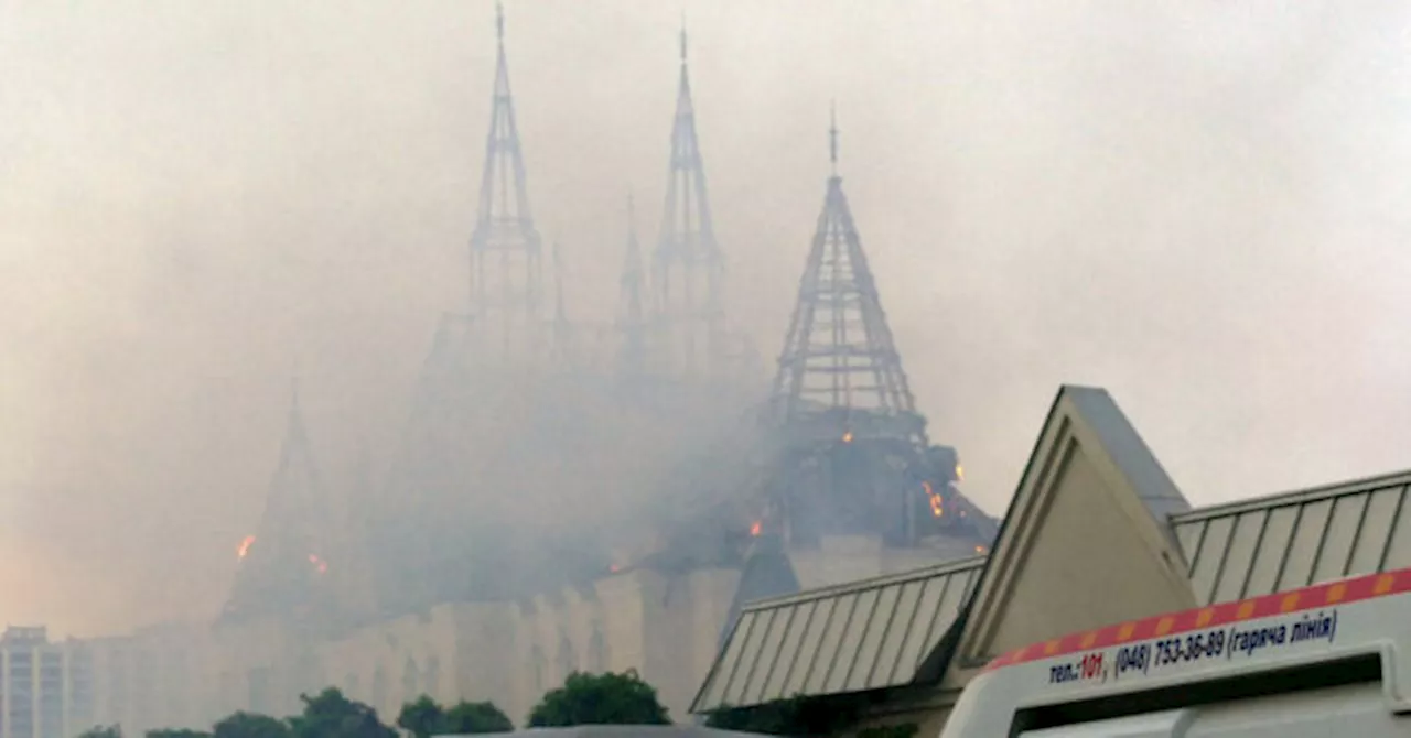 Pictures: Ukraine’s ‘Harry Potter Castle’ Burns After Russian Strike