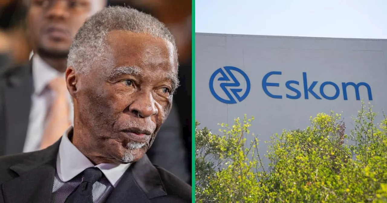 Thabo Mbeki Accuses Eskom of Deliberately Engineering Loadshedding