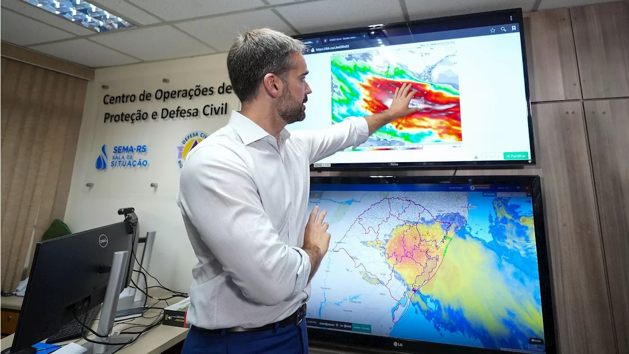 Acumulado de chuva pode passar de 800 mm no Rio Grande do Sul, diz governador