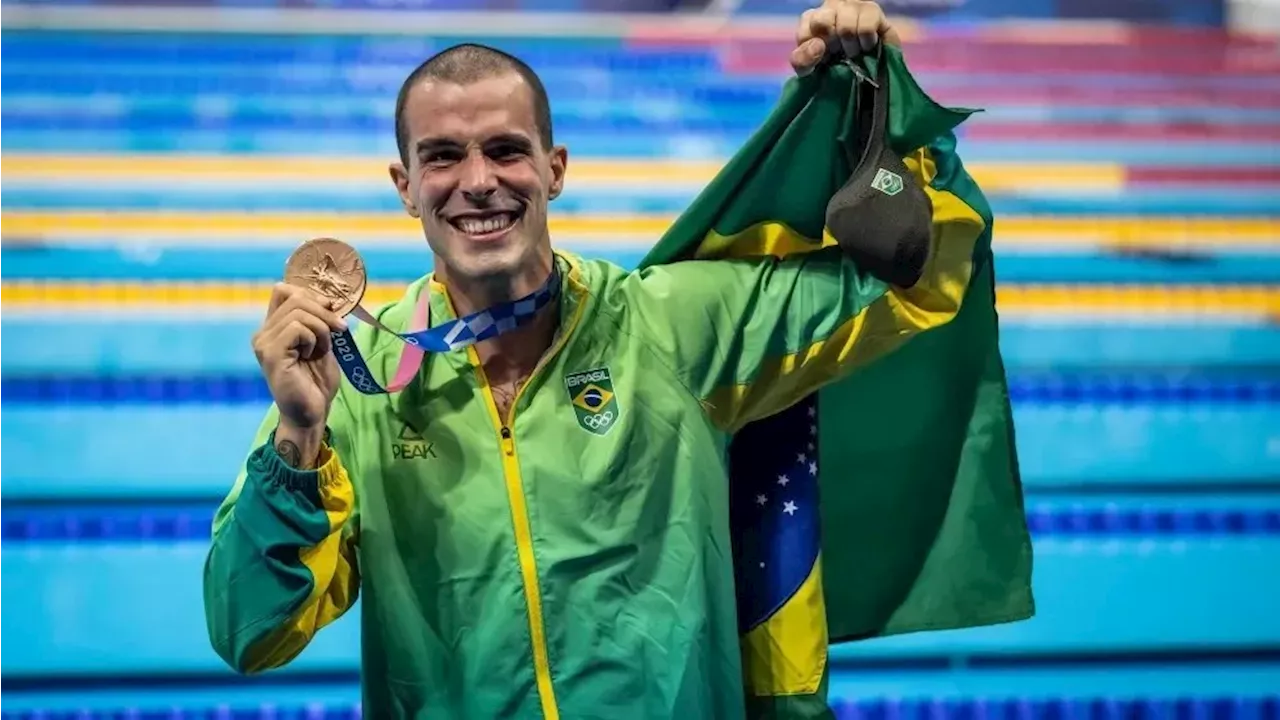 Medalhista olímpico, Bruno Fratus anuncia que está fora de Paris 2024