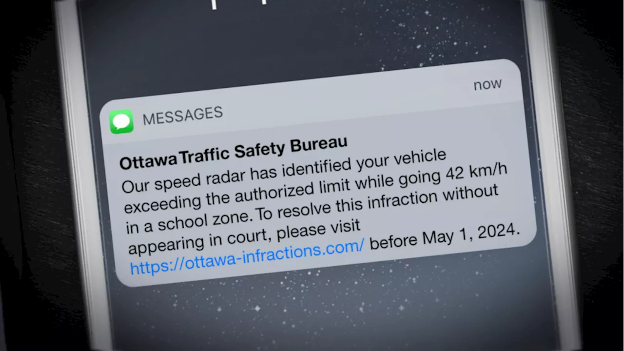 City warning residents of scam text message asking residents to pay speed camera fines