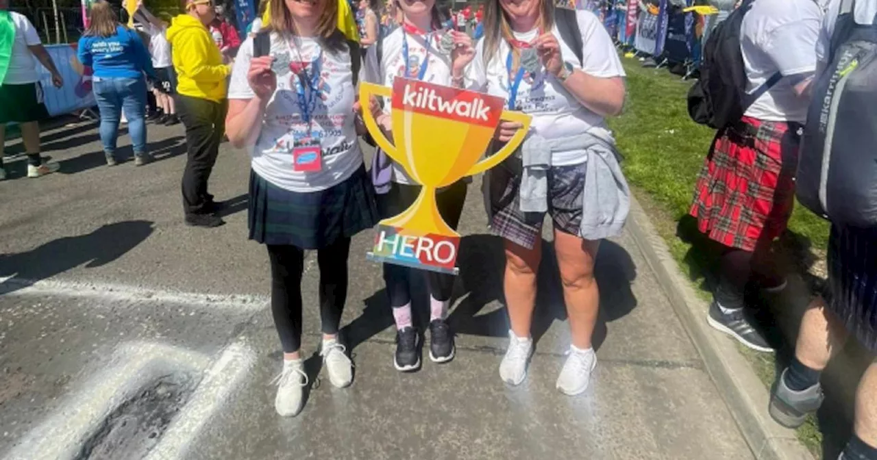 Wishaw kids' charity benefits as team take part in this year's Kiltwalk