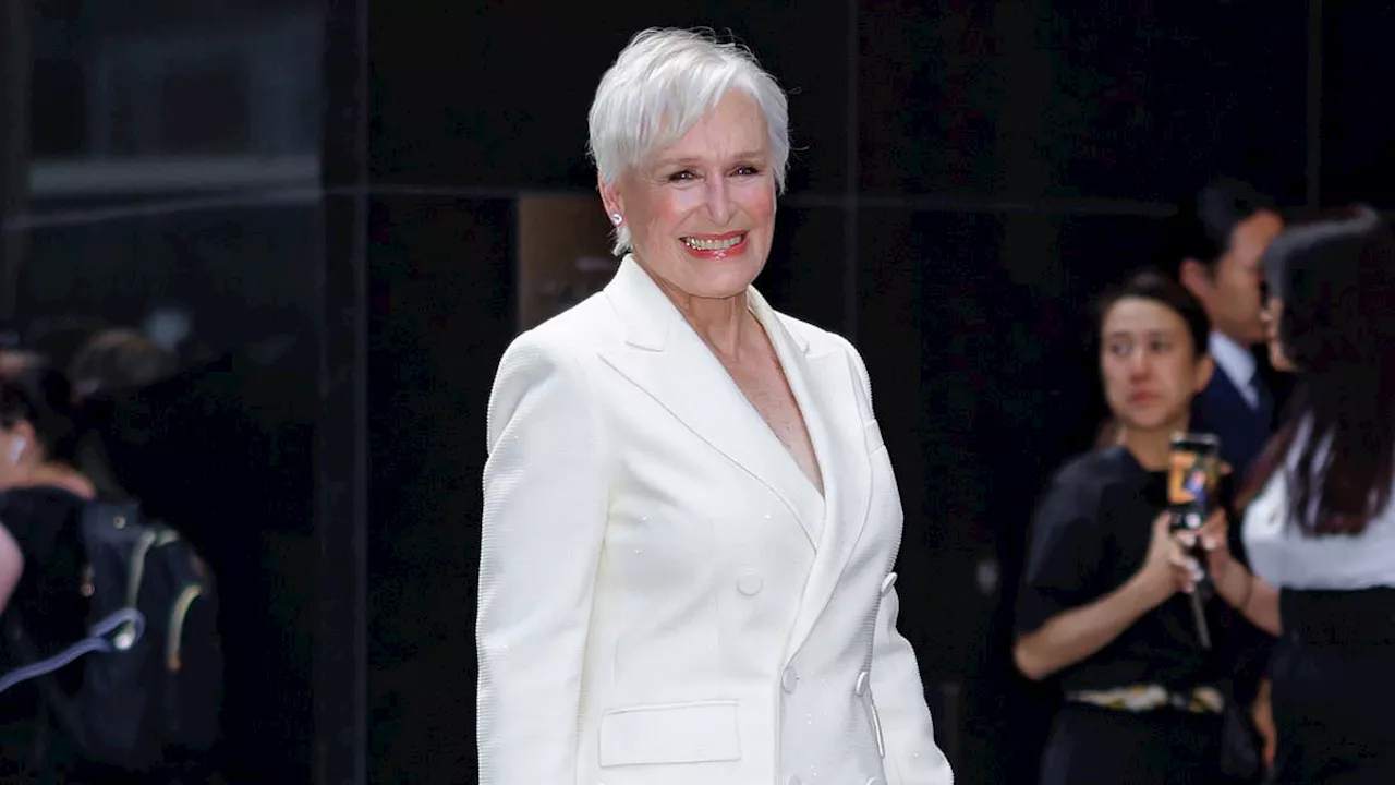 Glenn Close stuns at the Ralph Lauren Fall/Holiday fashion show... revealing on Instagram it's the...