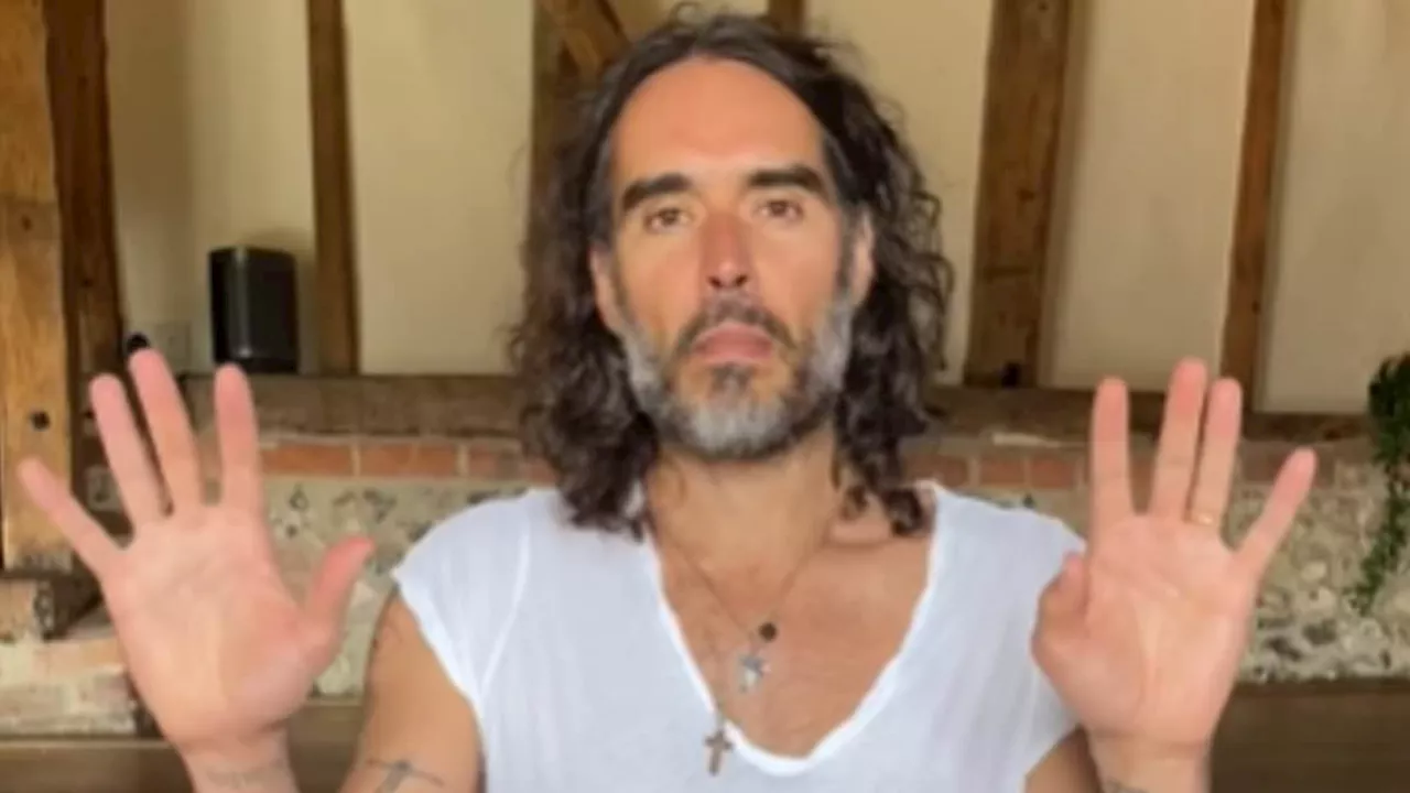 Russell Brand reveals he's been baptised in the Thames