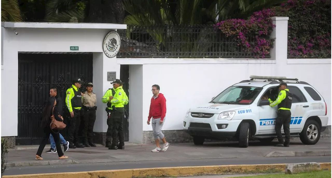 México reacciona a contrademanda de Ecuador, un día antes de la audiencia en la CIJ por asalto a embajada