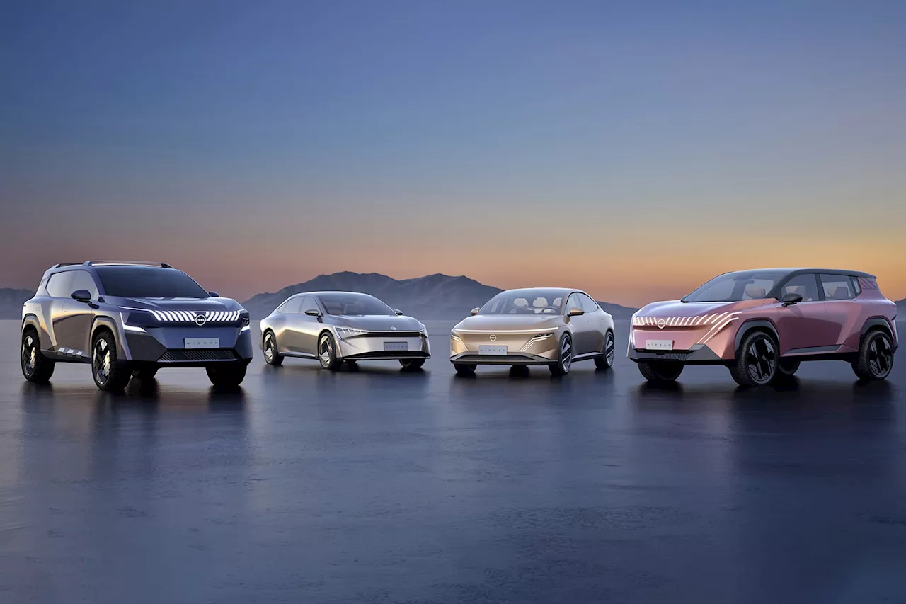 Nissan enthüllt Studien künftiger E-Limousinen und E-SUV für China