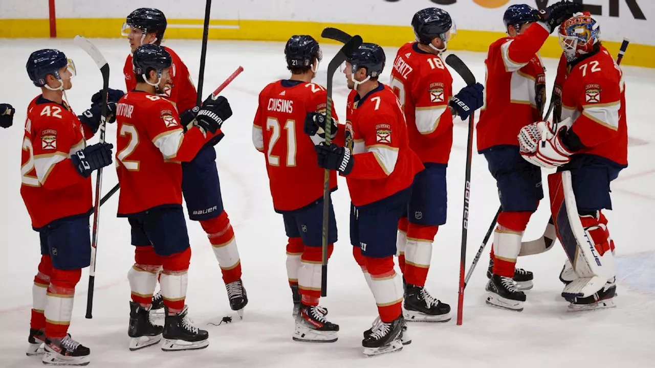 Panthers oust Lightning in 5 games, advance to 2nd round