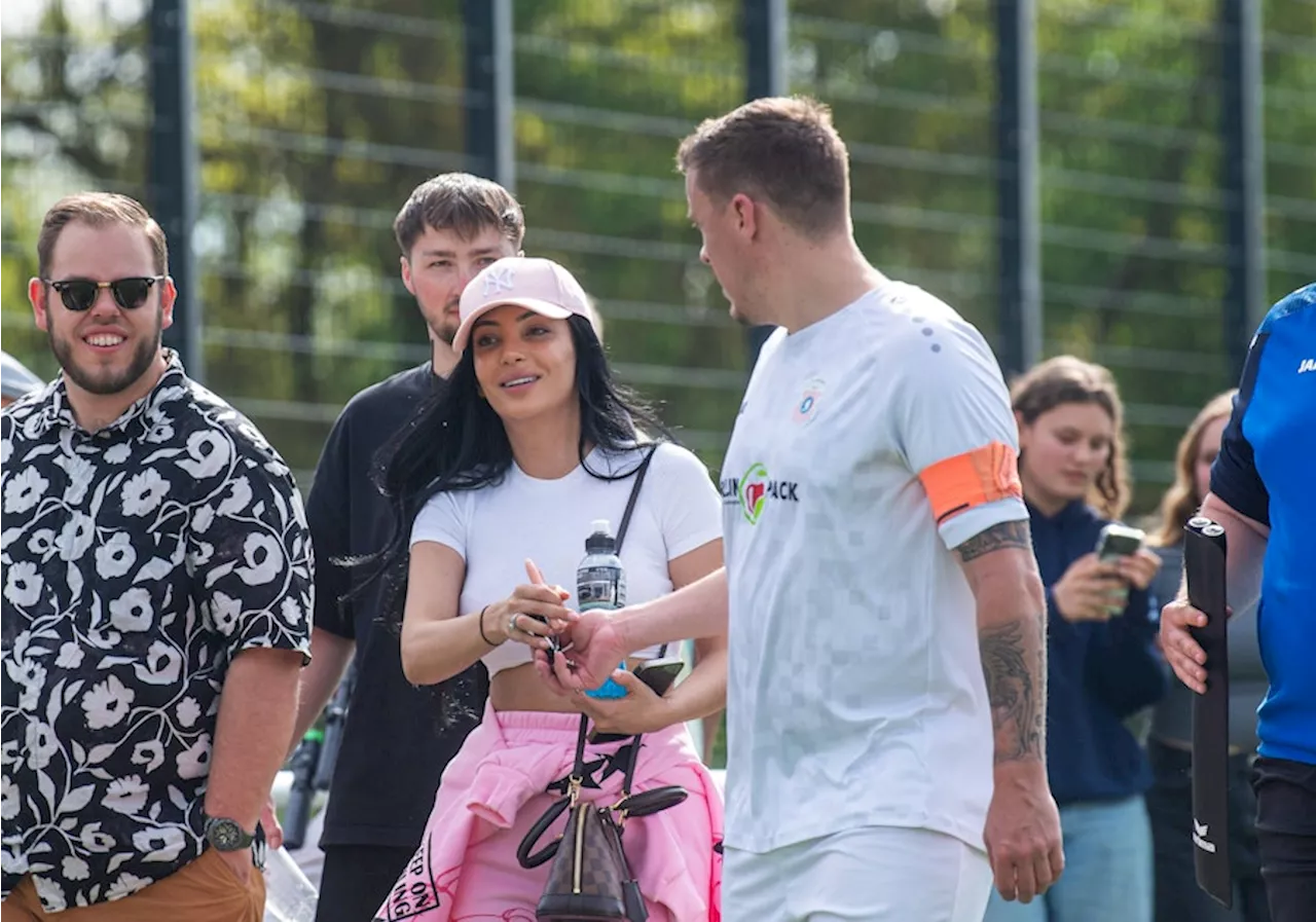 Bei Kreisliga-Premiere: Frau von Max Kruse wurde beleidigt