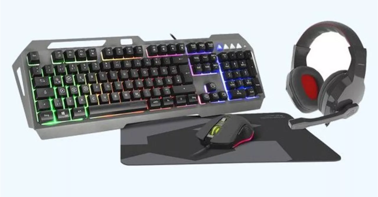 Gaming-Set mit beleuchteter Tastatur und Maus zum Spitzenpreis bei Aldi