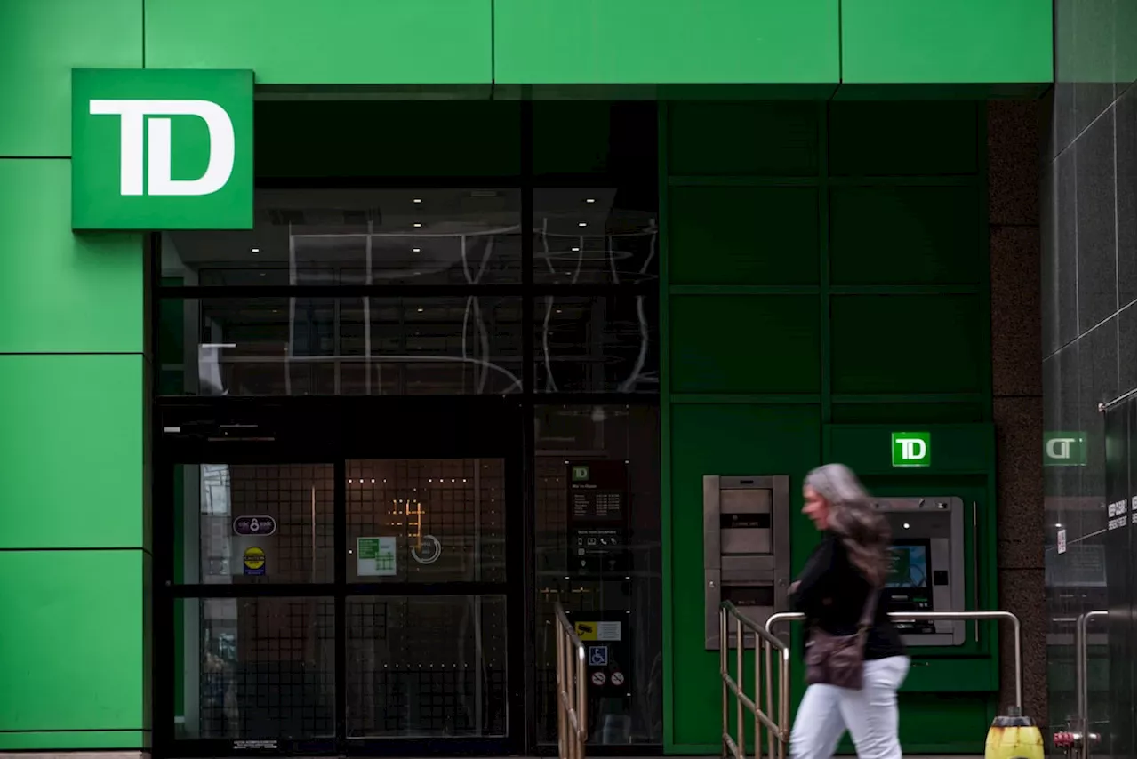 TD Bank sets aside US$450-million related to probe by U.S. regulator into anti-money laundering weaknesses