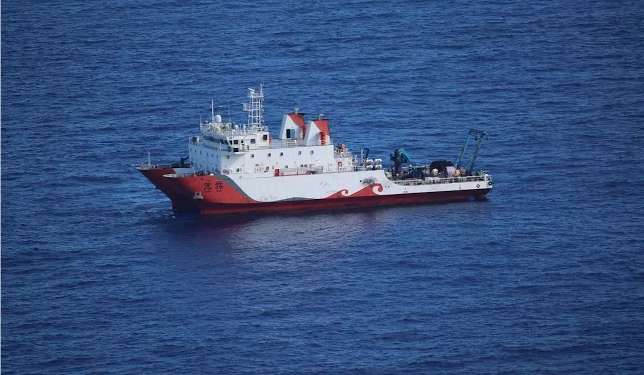 Chinese research ship in east PH dropped equipment in Catanduanes