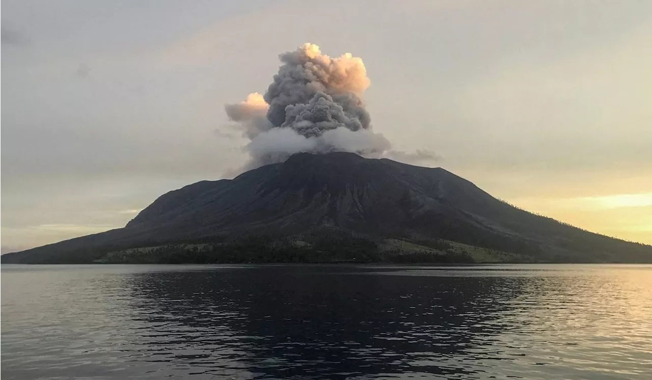 Indonesia's Ruang volcano erupts again, alert status at highest