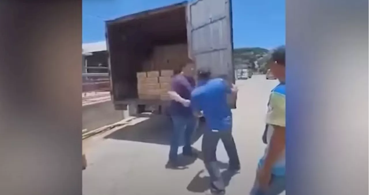 Mayor, vice mayor come to blows over truck of food packs in Antique